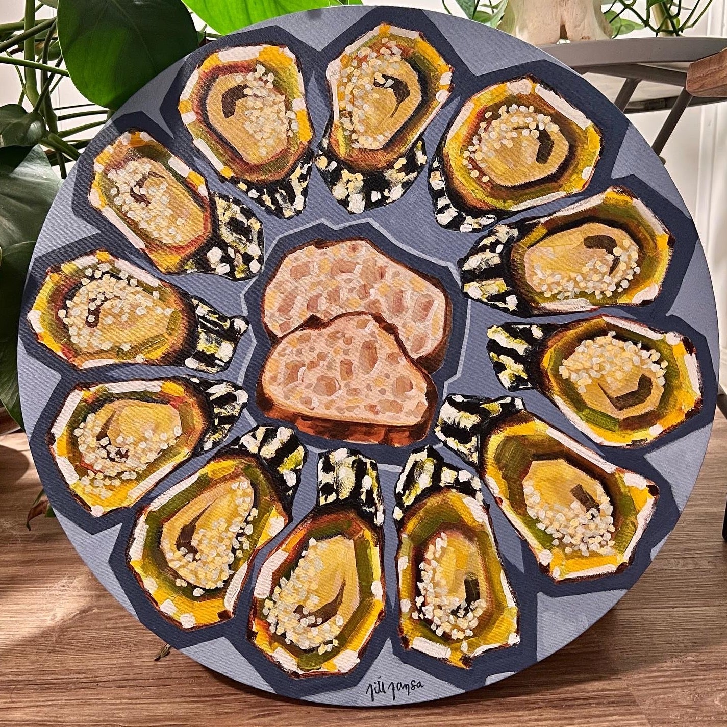 20" Round Oysters On Ice